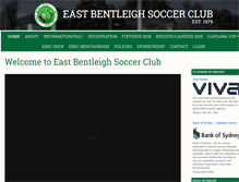 Tablet Screenshot of eastbentleighsc.com